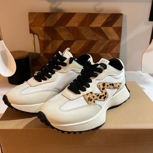 NEW IN BOX Steve Madden Campo Leopard sneakers Size 6